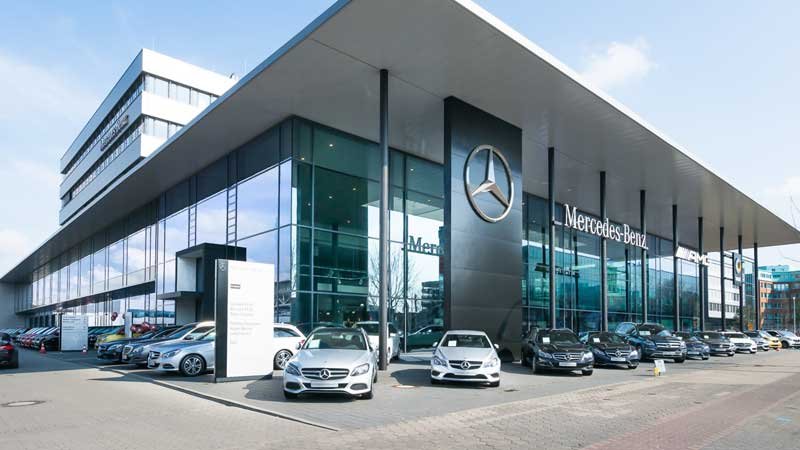 Mercedes Benz Friedrich Ebert Damm Hamburg Referenzen von Baustrom Hamburg